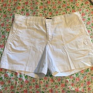 Vintage 80s White Cotton Shorts